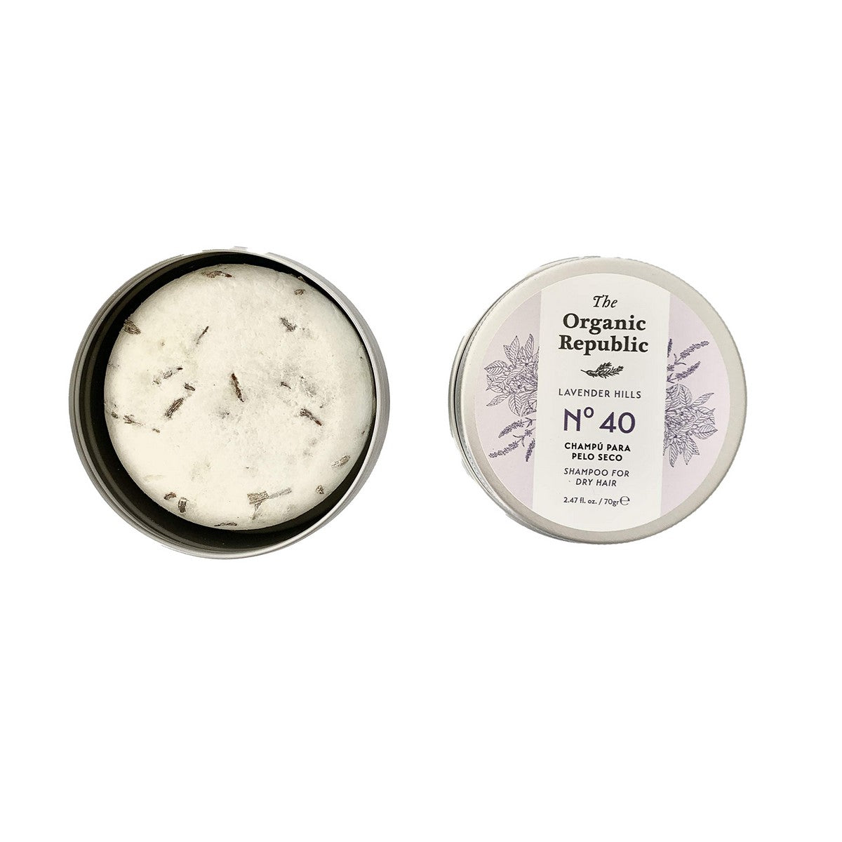 Shampoo Bar The Organic Republic Champú Sólido 70 g shampooflaske