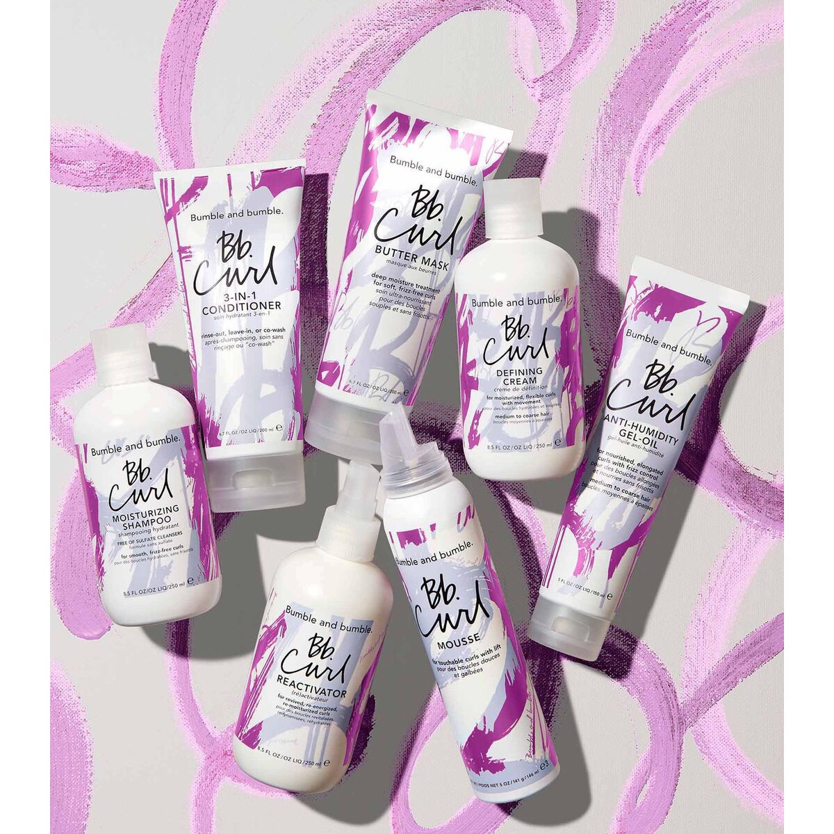 Defined Curls Shampoo Bumble & Bumble Curl Moisturizing 250 ml til kvinder shampooflaske