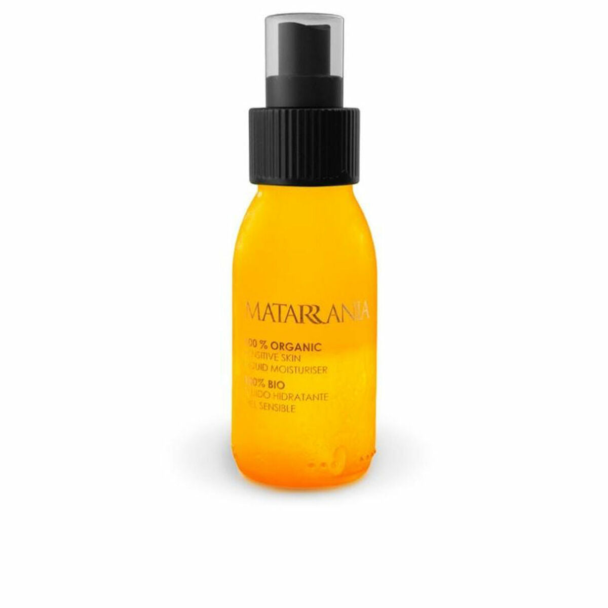 Hydrating Fluid Matarrania 100% Bio 60 ml Sensitiv hud til kvinder produktemballage