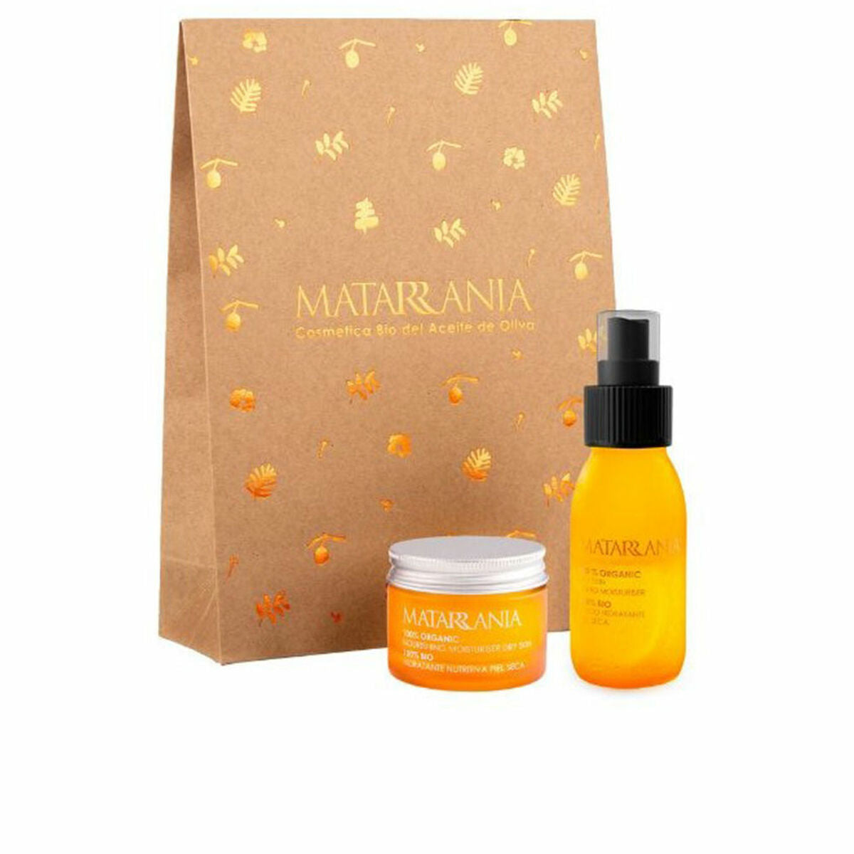 Hydrating Facial Cream Matarrania FACIAL 2 Pieces hudplejeemballage
