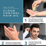 Hårolie Blumaan Cloud Control 60 ml til mænd produktemballage