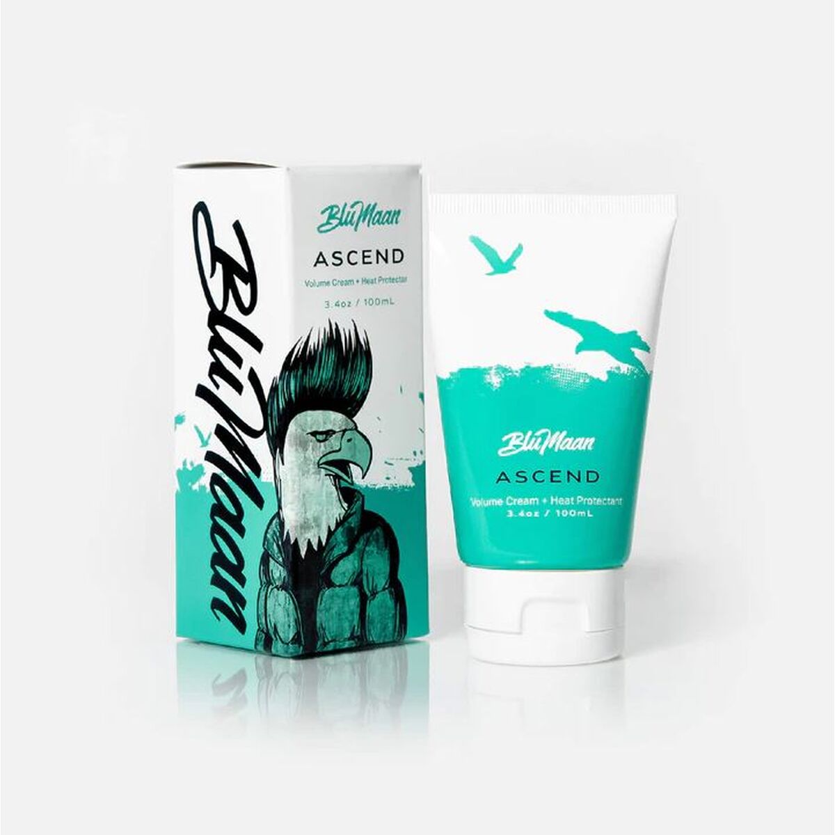 Medium Hold Setting Crème Blumaan Ascend Volume 100 ml produktemballage