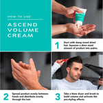 Medium Hold Setting Crème Blumaan Ascend Volume 100 ml produktemballage