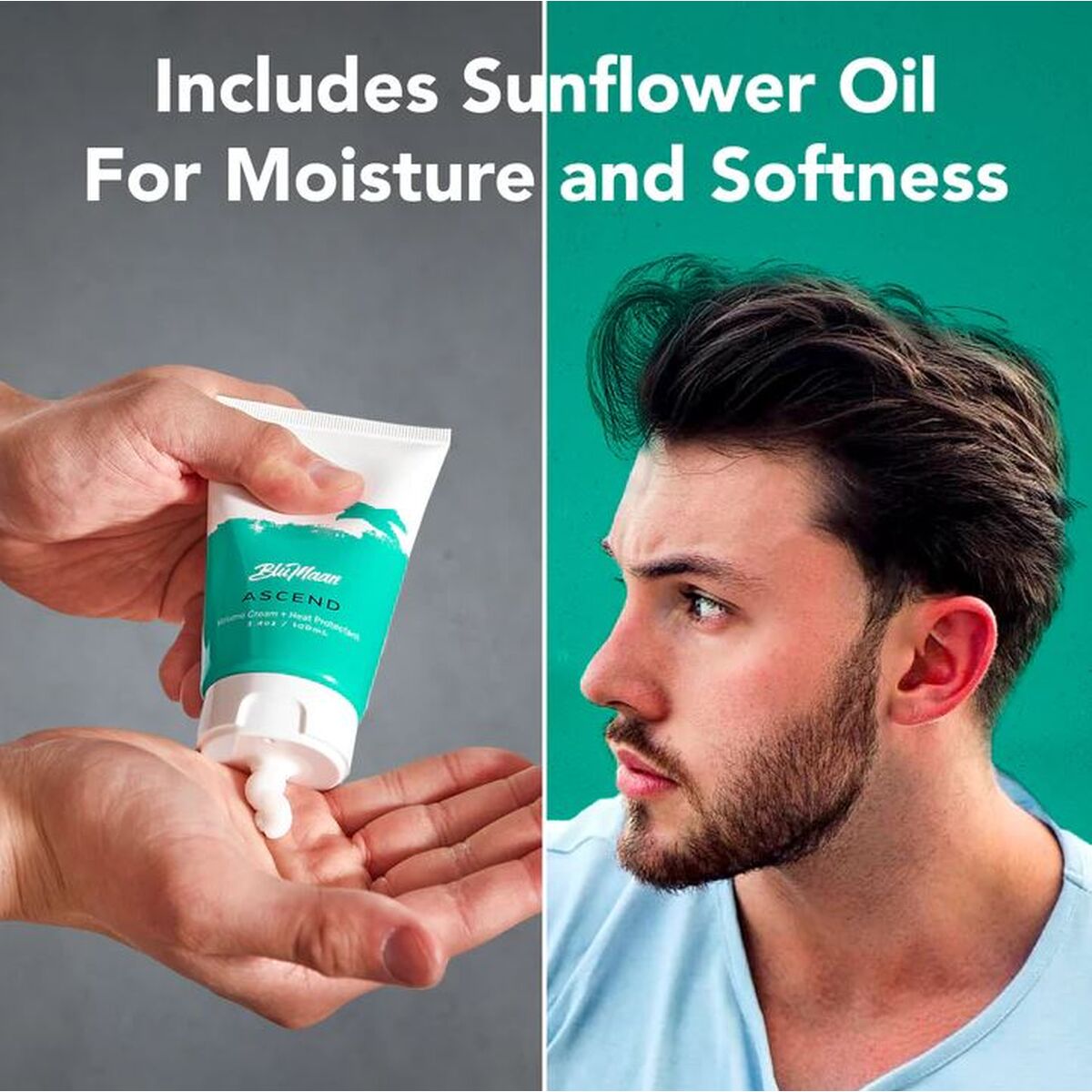 Medium Hold Setting Crème Blumaan Ascend Volume 100 ml produktemballage