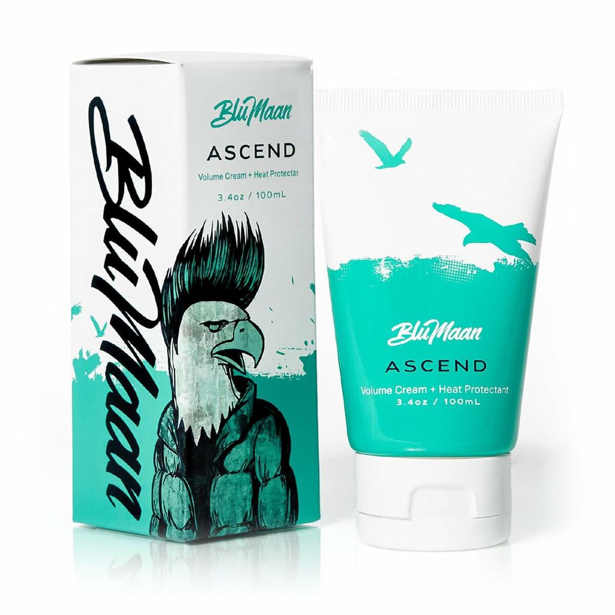 Medium Hold Setting Crème Blumaan Ascend Volume 100 ml produktemballage
