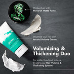 Medium Hold Setting Crème Blumaan Ascend Volume 100 ml produktemballage