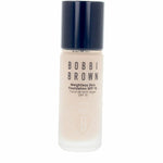 Flydende Make Up Base Bobbi Brown VÆGTløs hud porcelæn Spf 15 30 ml produktemballage