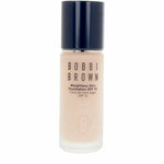 Flydende Make Up Base Bobbi Brown VÆGTløs hud cool beige Spf 15 30 ml produktemballage
