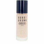 Flydende makeup base Bobbi Brown VÆGTløs hud Neutral Alabaster Spf 15 30 ml produktemballage