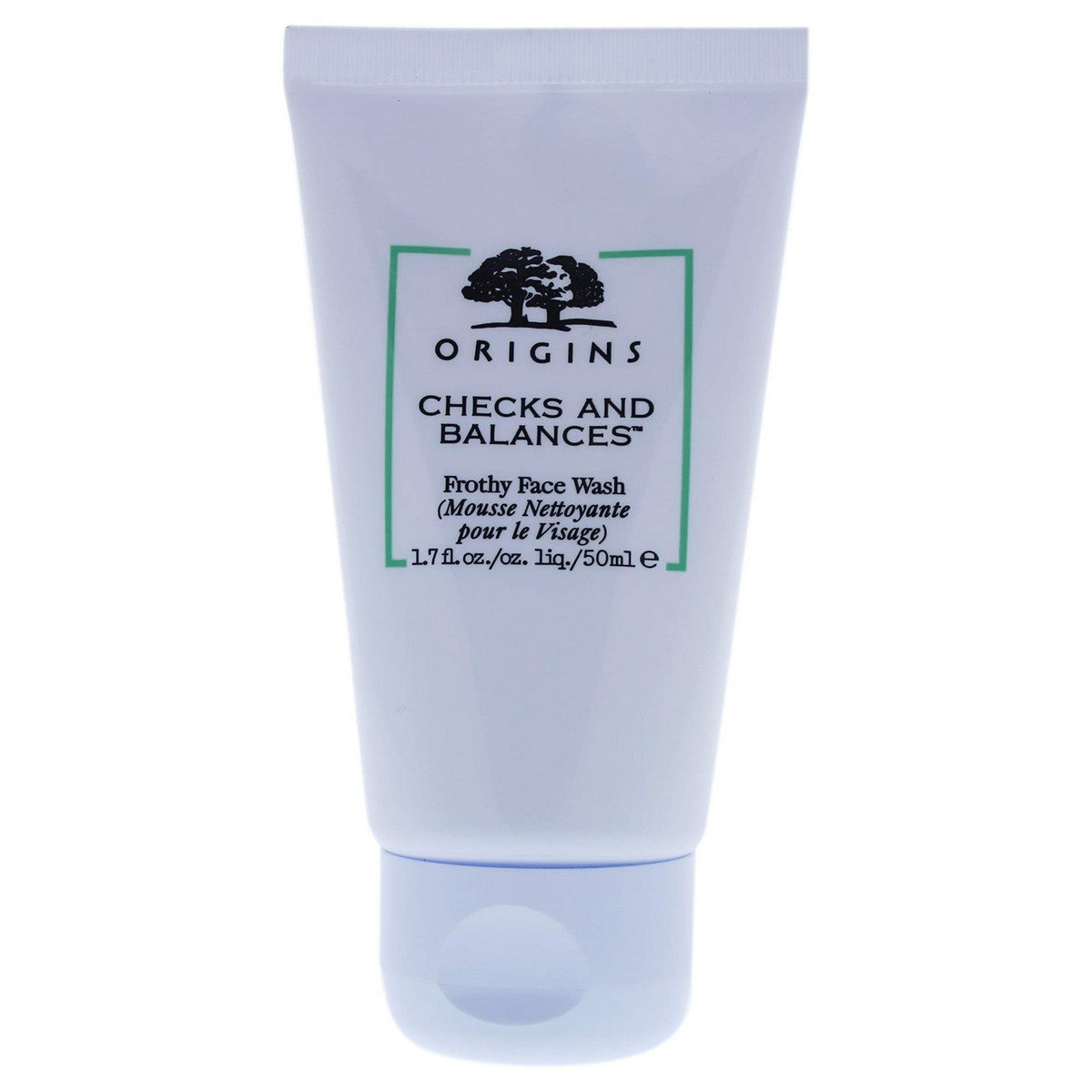 Cleansing Foam Origins Checks And Balances 50 ml produktemballage