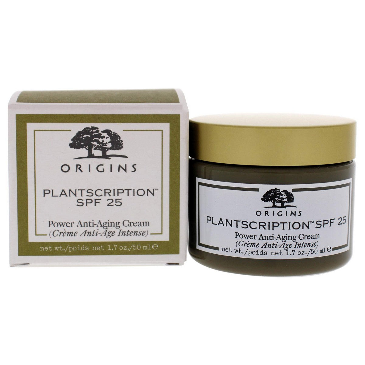 Anti-Ageing Cream Origins Plantscription Spf 25 50 ml til kvinder hudpleje emballage