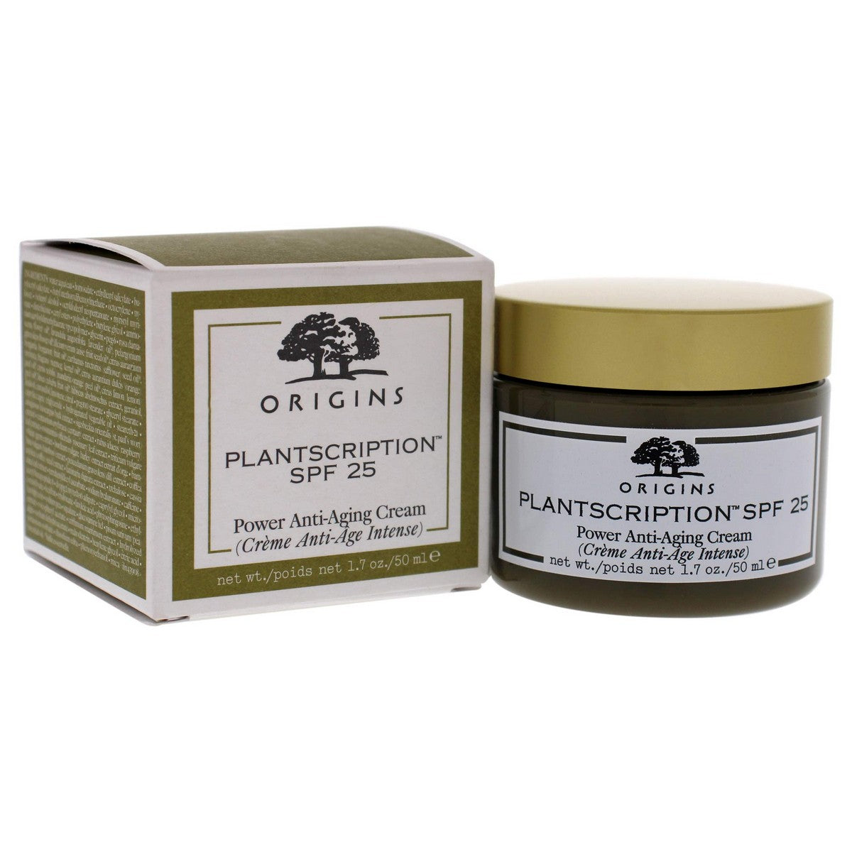 Anti-Ageing Cream Origins Plantscription Spf 25 50 ml til kvinder hudpleje emballage