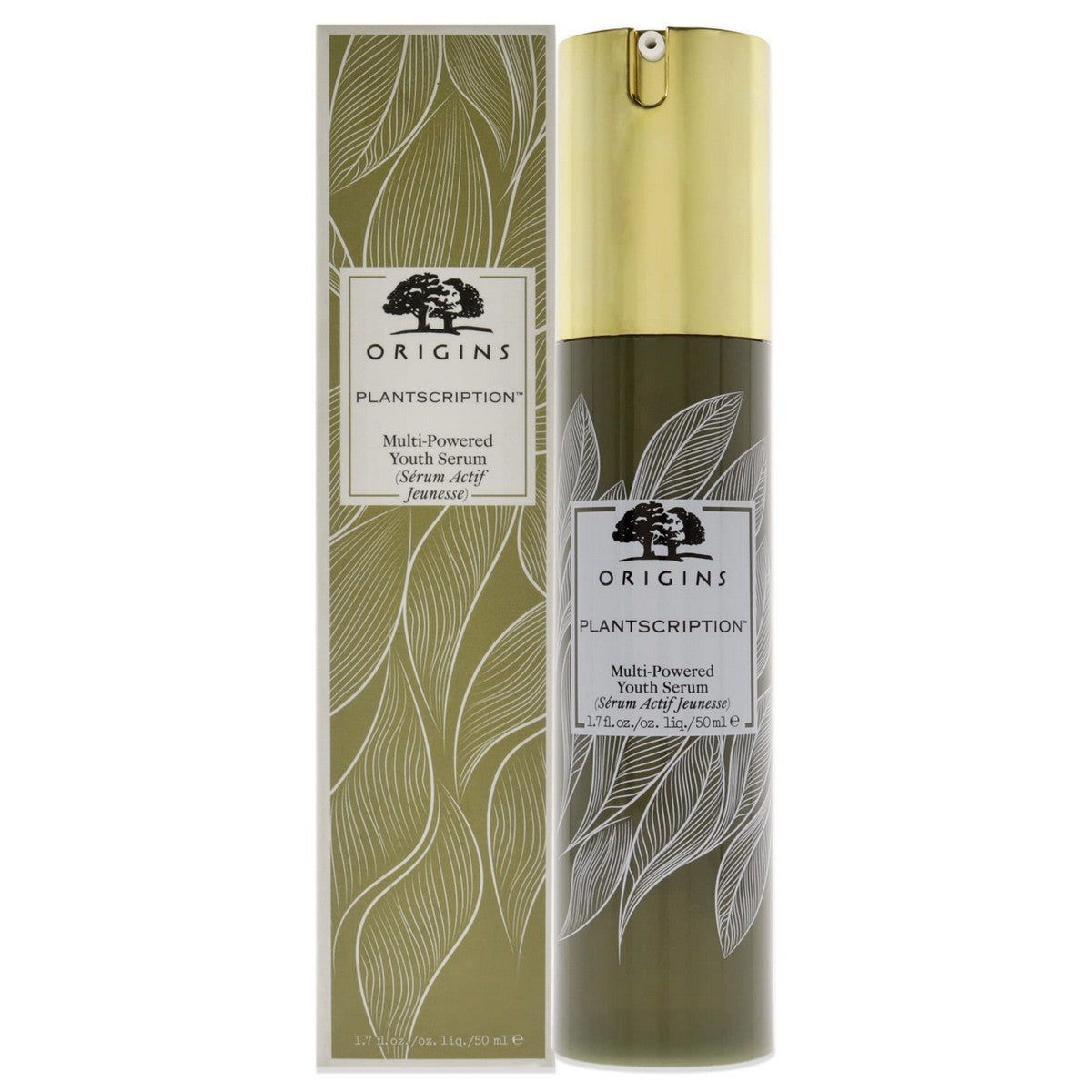 Facial Serum Origins Plantscription 50 ml serumflaske