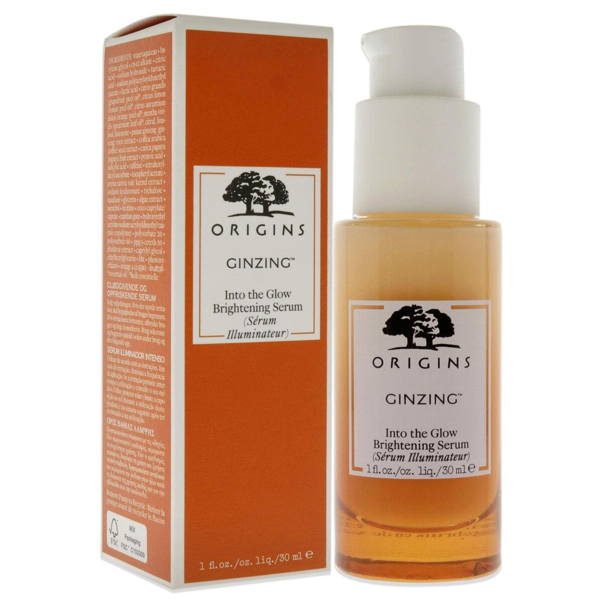 Hydrating Facial Cream Origins GINZING 30 ml hudplejeemballage