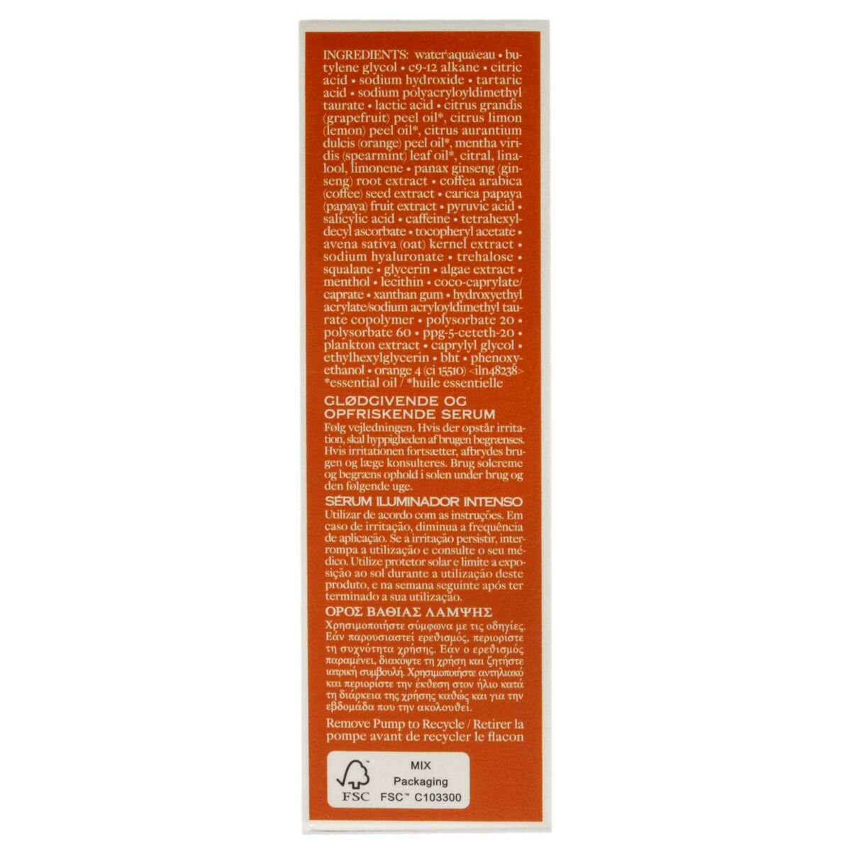 Hydrating Facial Cream Origins GINZING 30 ml hudplejeemballage
