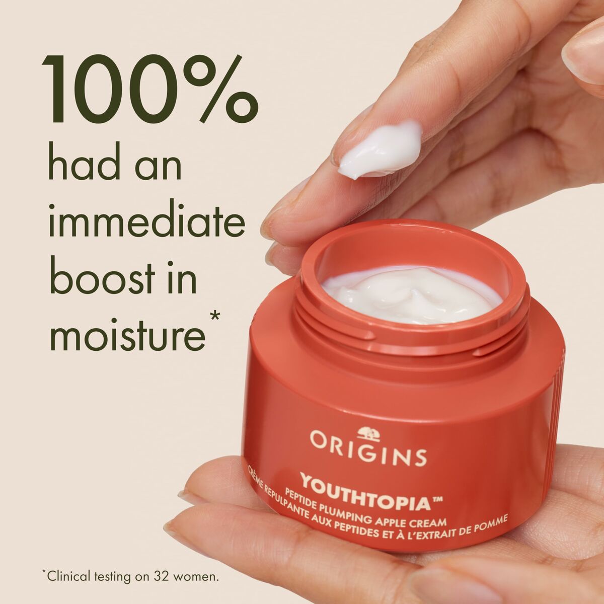 Hydrating Facial Cream Origins YOUTHTOPIA 50 ml hudplejeemballage til kvinder