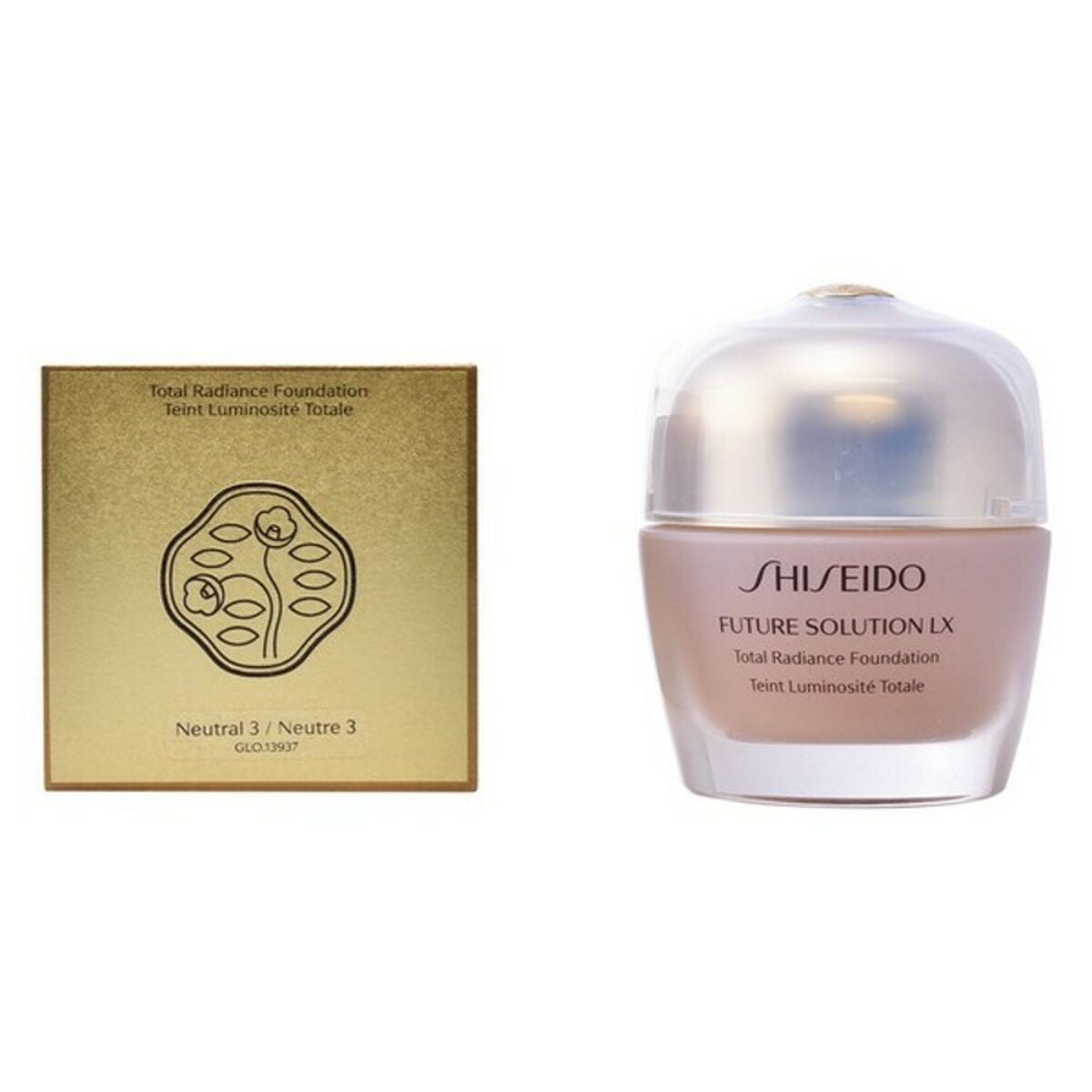 Fluid Make-up Future Solution LX Shiseido (30 ml) produktemballage