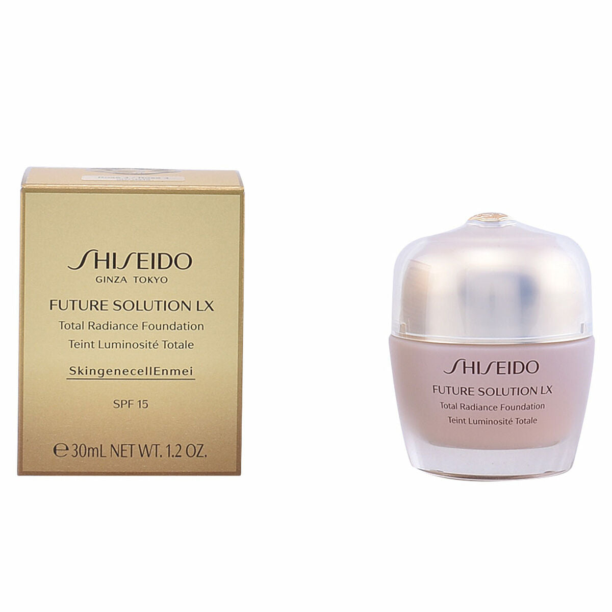 Fluid Make-up Future Solution LX Shiseido (30 ml) produktemballage