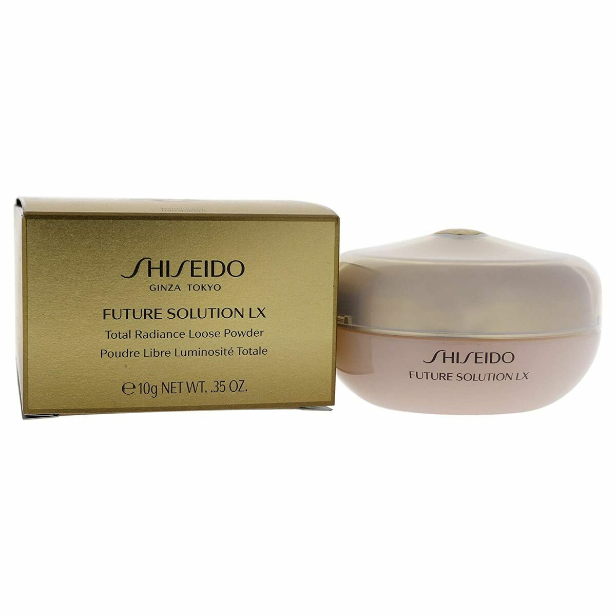 Loose Dust Shiseido Total Radiance produktemballage