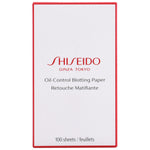 Ark astringerende papir Shiseido The Essentials (100 enheder) produktemballage