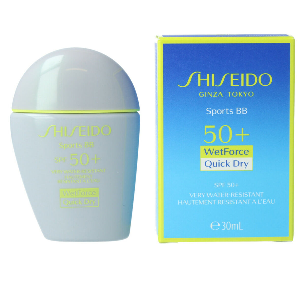 Make-up Effect Hydrating Cream Sun Care Sports Shiseido SPF50+ (12 g) hudplejeemballage