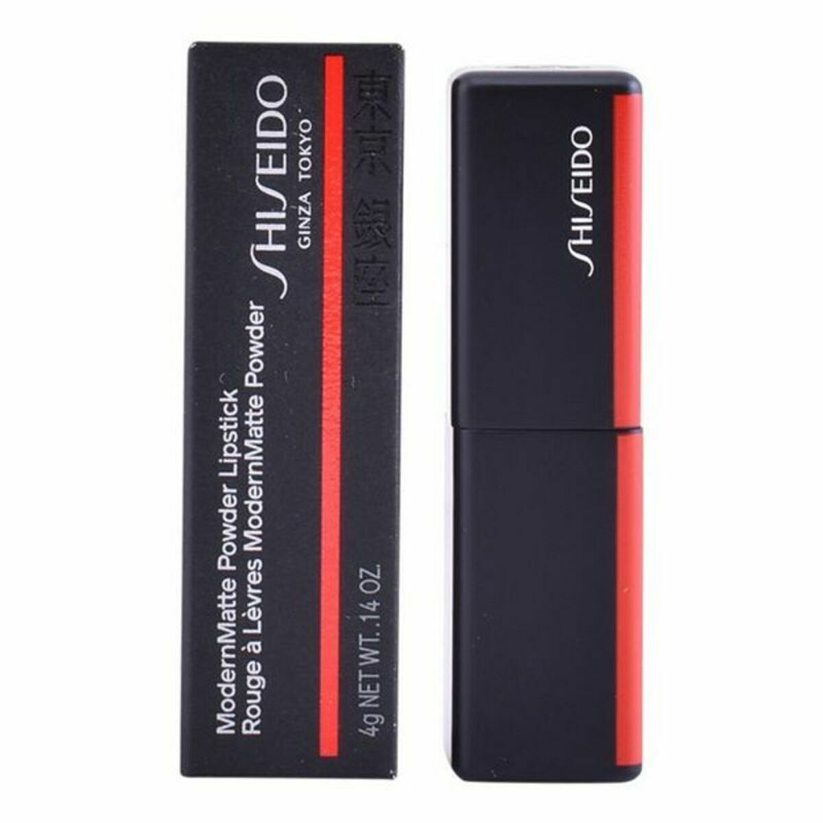 Læbestift Shiseido Smu Modernmatte Powder Lipstick 509 Flame Red Nº 509 4 g makeup emballage