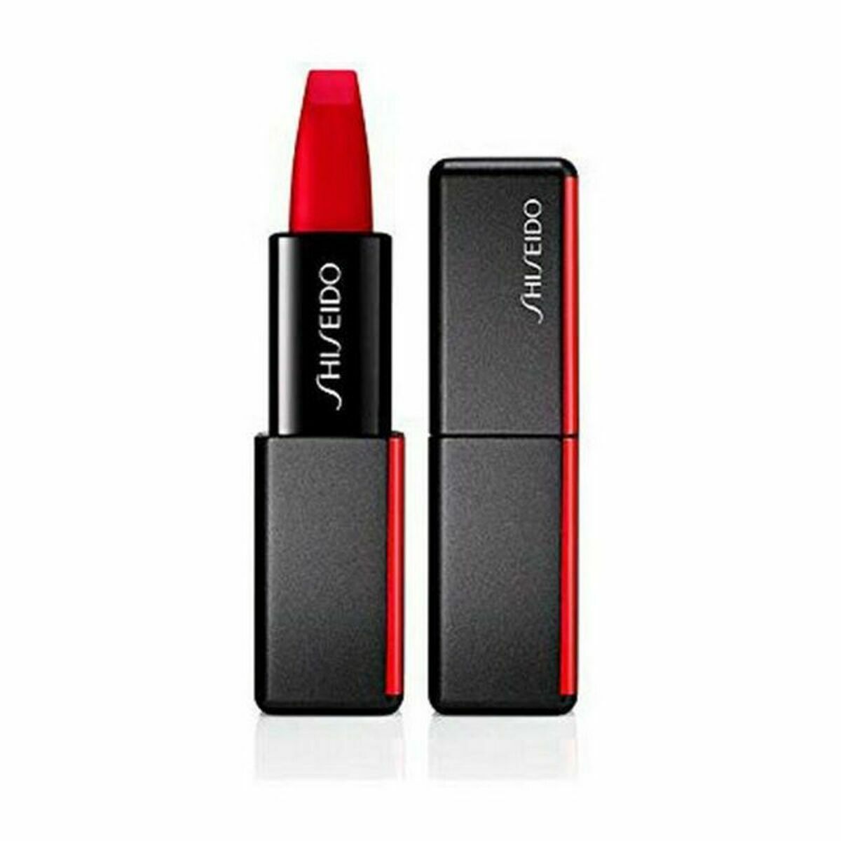 Læbestift Shiseido Smu Modernmatte Powder Lipstick 509 Flame Red Nº 509 4 g makeup emballage