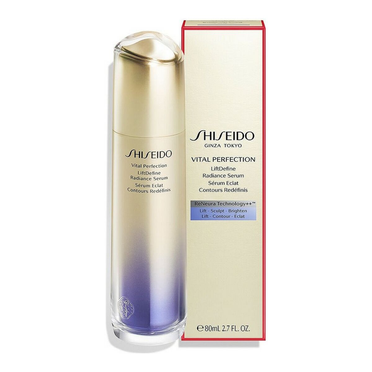 Anti-Ageing Serum Shiseido Vital Perfection (80 ml) til kvinders serumflaske