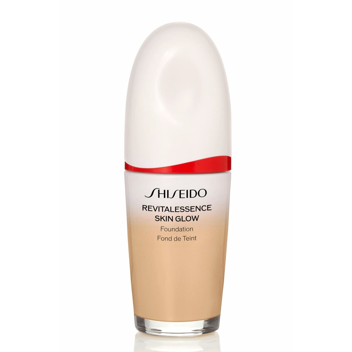 Flydende Make Up Base Shiseido Revitalessence Skin Glow Nº 330 30 ml produktemballage