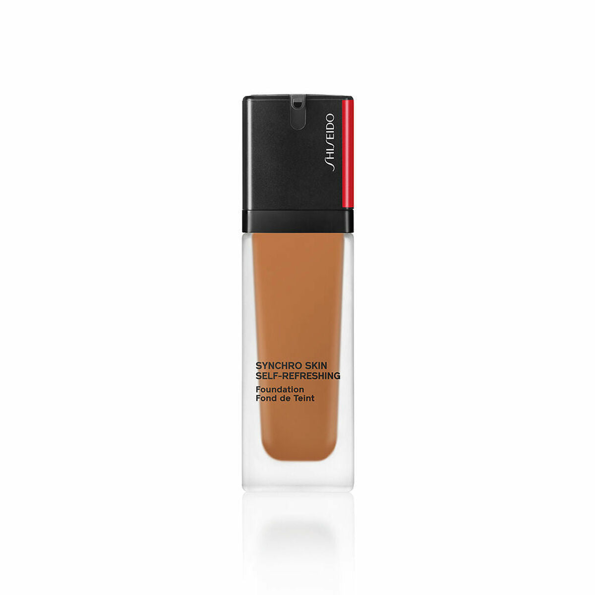 Creme Make-up Base Shiseido Synchro Skin Nº 510 Ruskind Nº 510 Spf 30 ml produktemballage