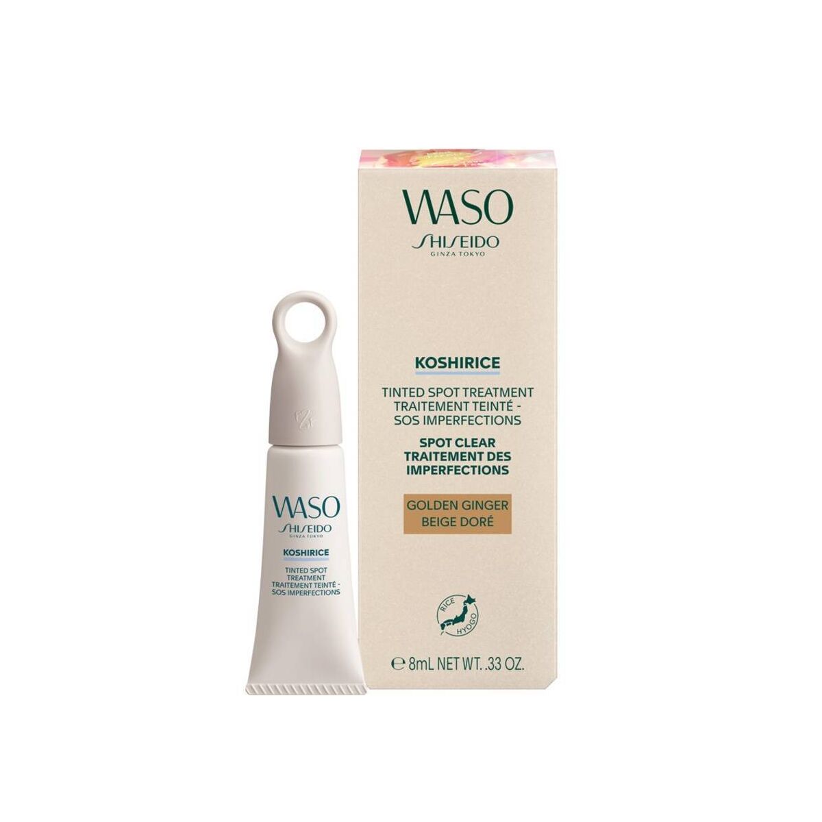 Anti-imperfection Care Shiseido Koshirice Golden Ginger 8 ml produktemballage
