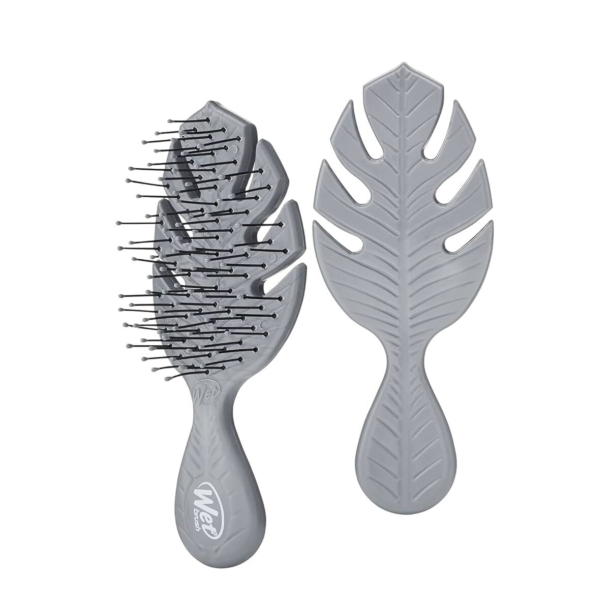 Detangling Hairbrush The Wet Brush Go Green Grey Mini produktemballage