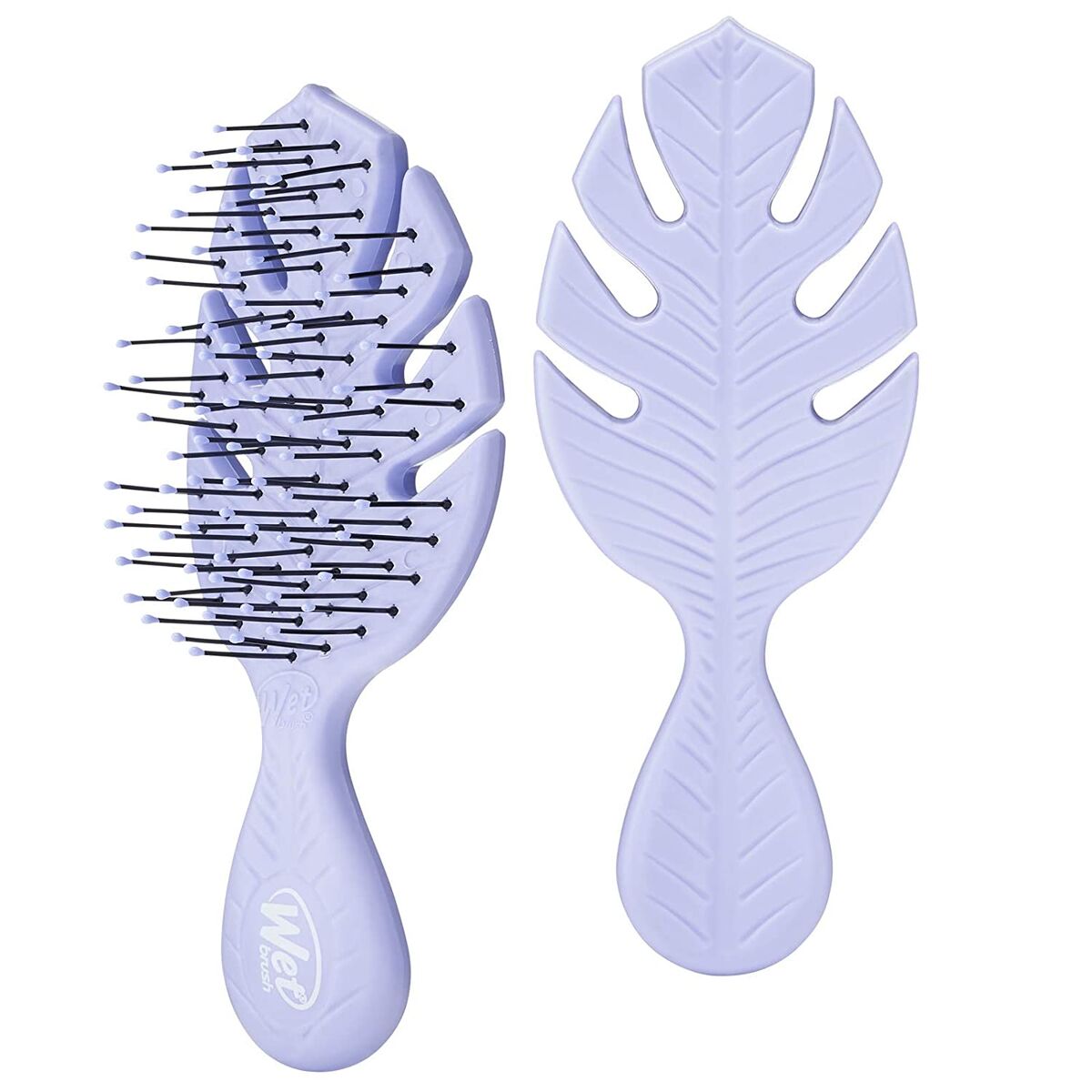 Detangling Hairbrush The Wet Brush Go Green Lilac Mini produktemballage
