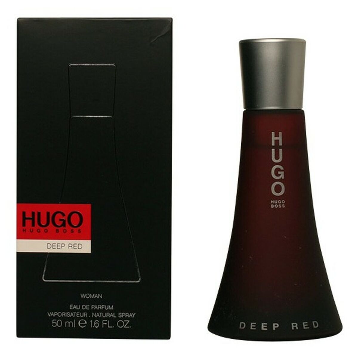 Dameparfume dybrød Hugo Boss EDP til kvinder flaske