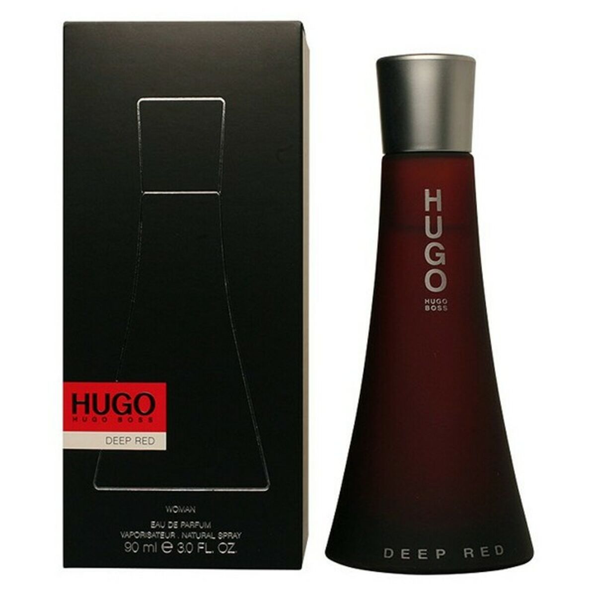 Dameparfume dybrød Hugo Boss EDP til kvinder flaske