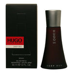 Dameparfume dybrød Hugo Boss EDP til kvinder flaske