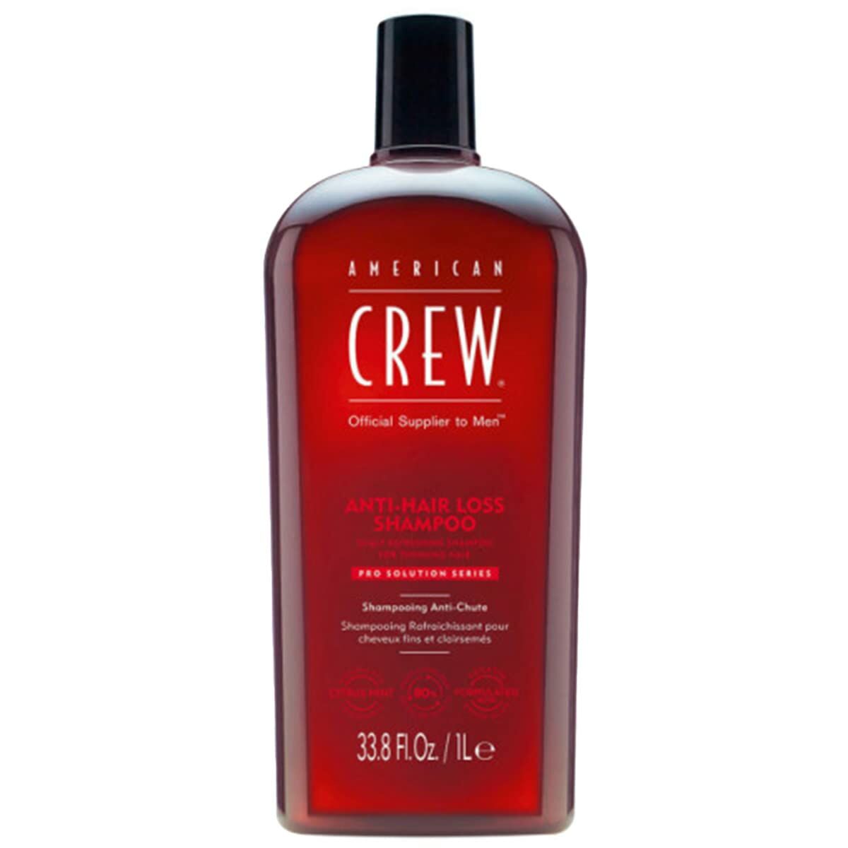 Anti-Hårtab Shampoo American Crew 1 L 2 g til mænd shampooflaske
