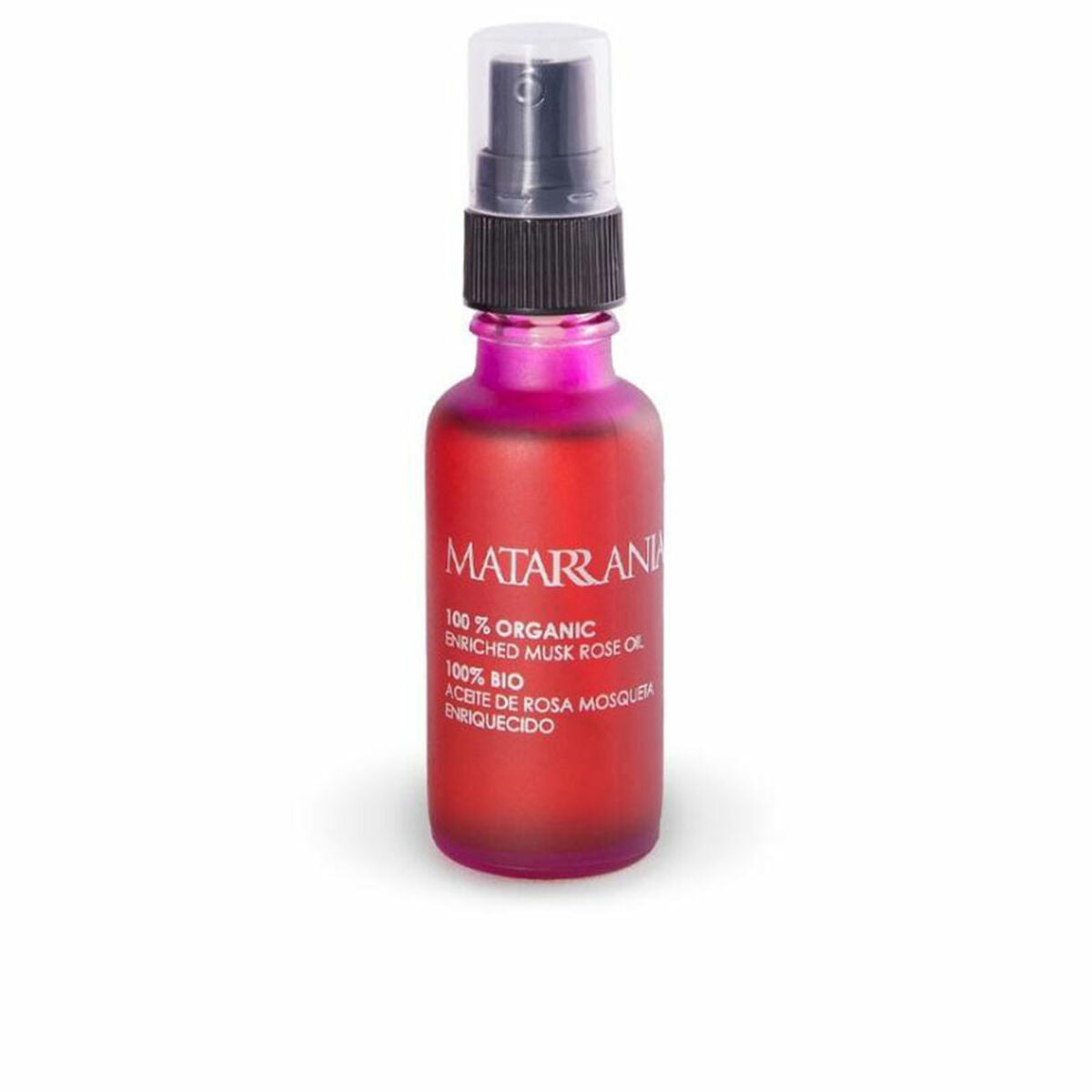 Ansigtsolie Matarrania 100% Bio 30 ml Hyben til kvinder produktemballage