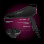 Hårtørrer Revlon RVDR5251 Sort / Rose Gold 2000 W produktemballage