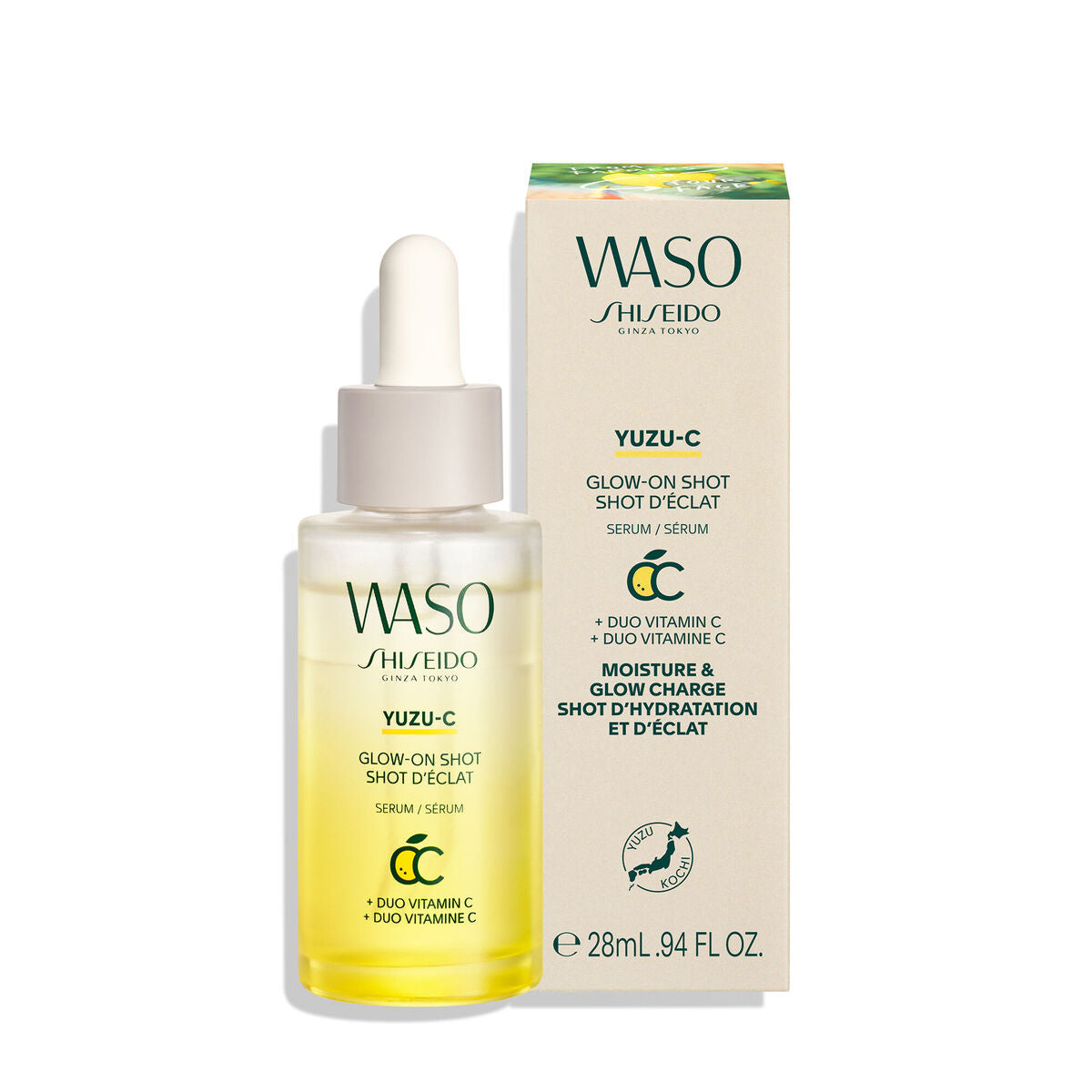 Ansigtsserum Shiseido Waso C 28 ml til kvinder serumflaske
