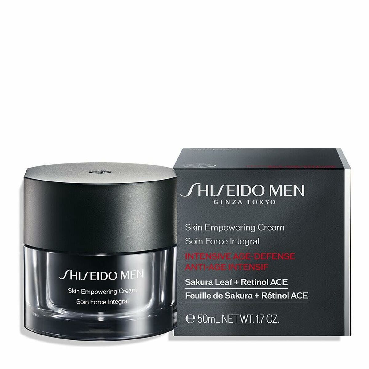 Hydrating Facial Cream Shiseido MEN 50 ml til mænd hudplejeemballage