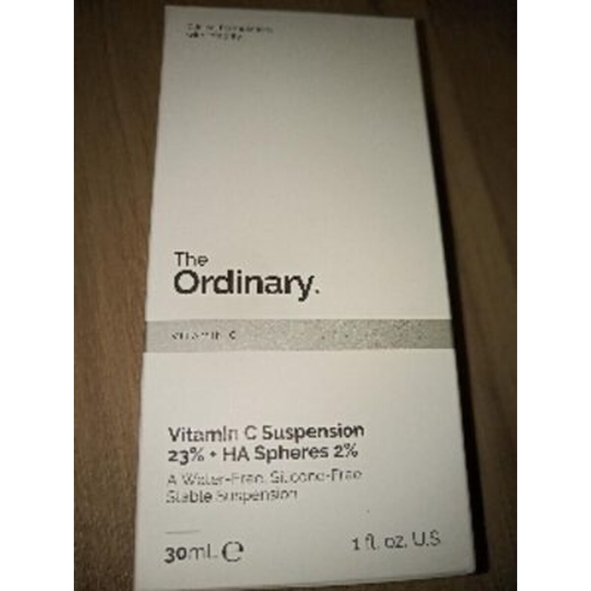 Dagcreme The Ordinary C-VITAMIN SUSPENSION 23% + HA-kugler 2% 30 ml hudplejeemballage