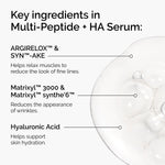 Ansigtscreme The Ordinary MULTI-PEPTIDE + HA 30 ml til kvinder hudplejeemballage