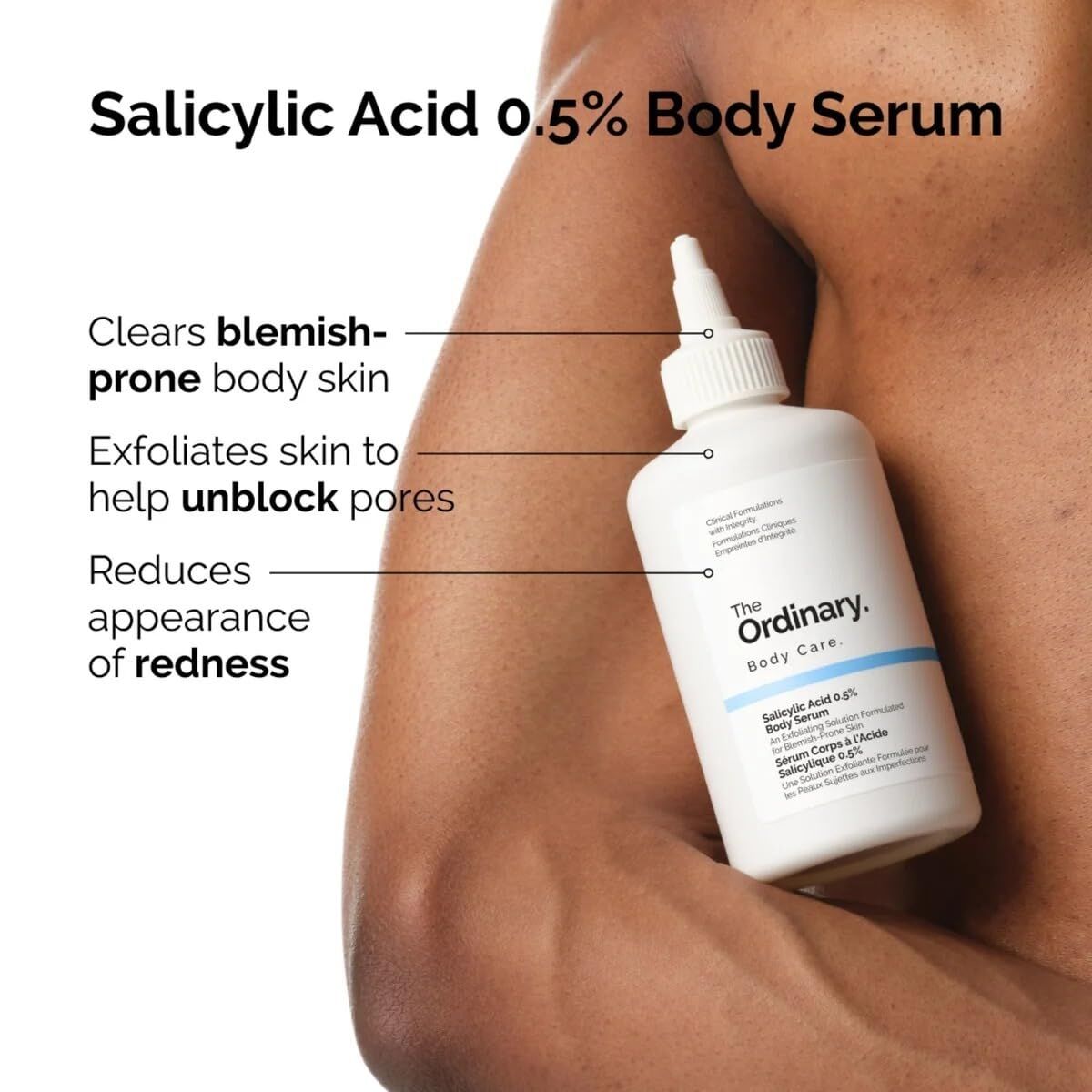 Body Lotion The Ordinary SALICYLIC ACID 0,5 % 240 ml hudplejeemballage