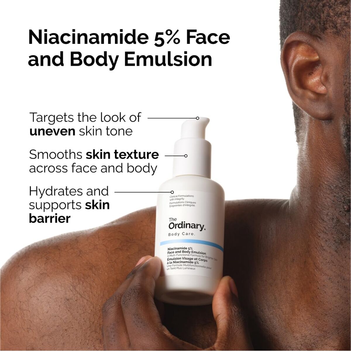 Moisturizing Foot Cream The Ordinary NIACINAMIDE 5 % 100 ml hudplejeemballage