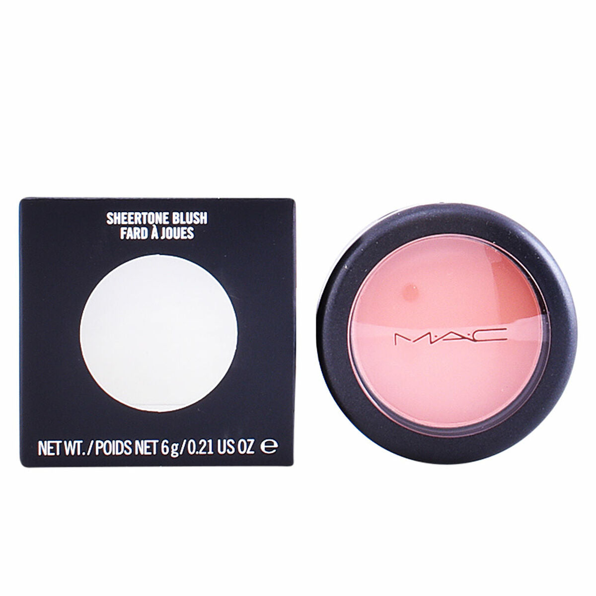 Blush Sheertone Mac 6 g makeup emballage