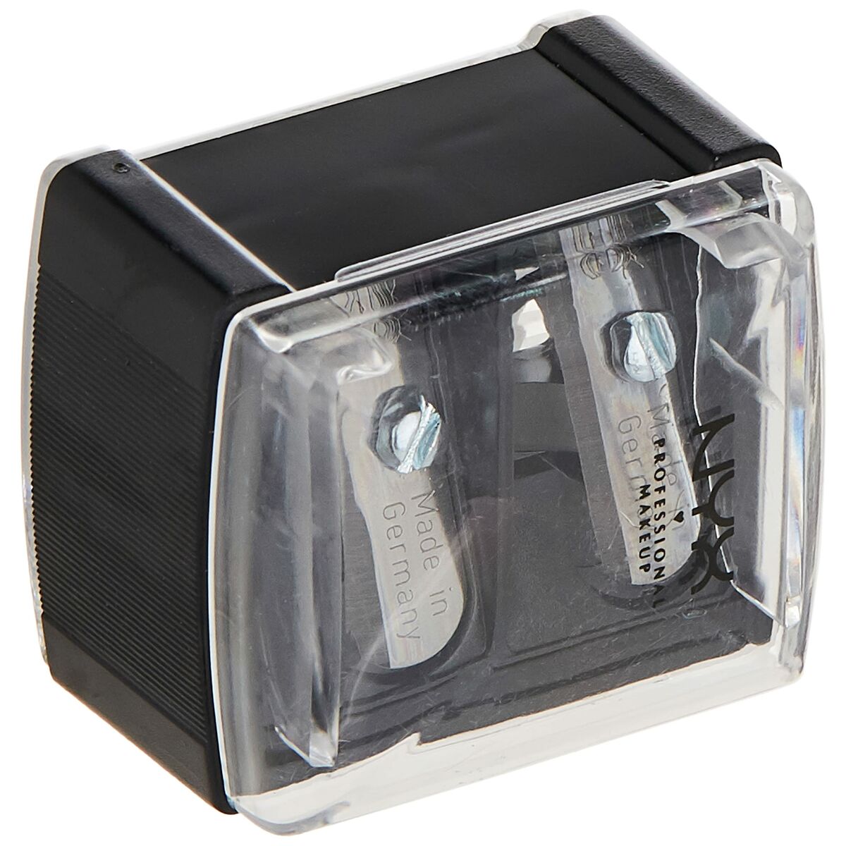 Blyantspidser NYX Sharpener Make-up Sort 2 rum (1 enhed) produktemballage