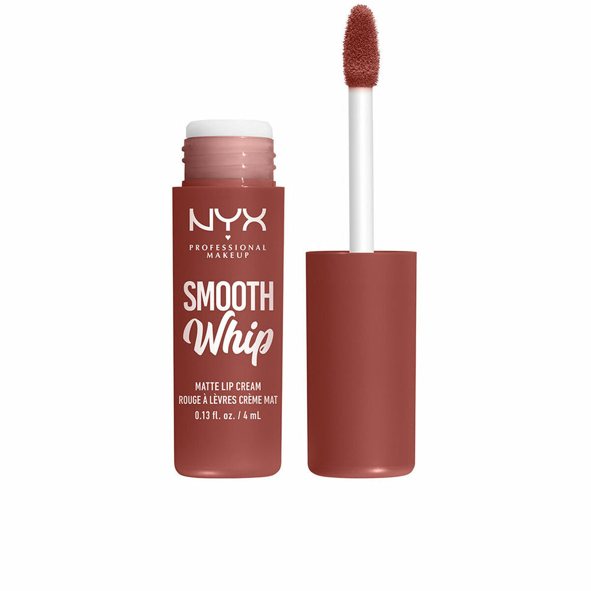 Læbestift NYX Smooth Whip Latte skum 4ml makeup emballage