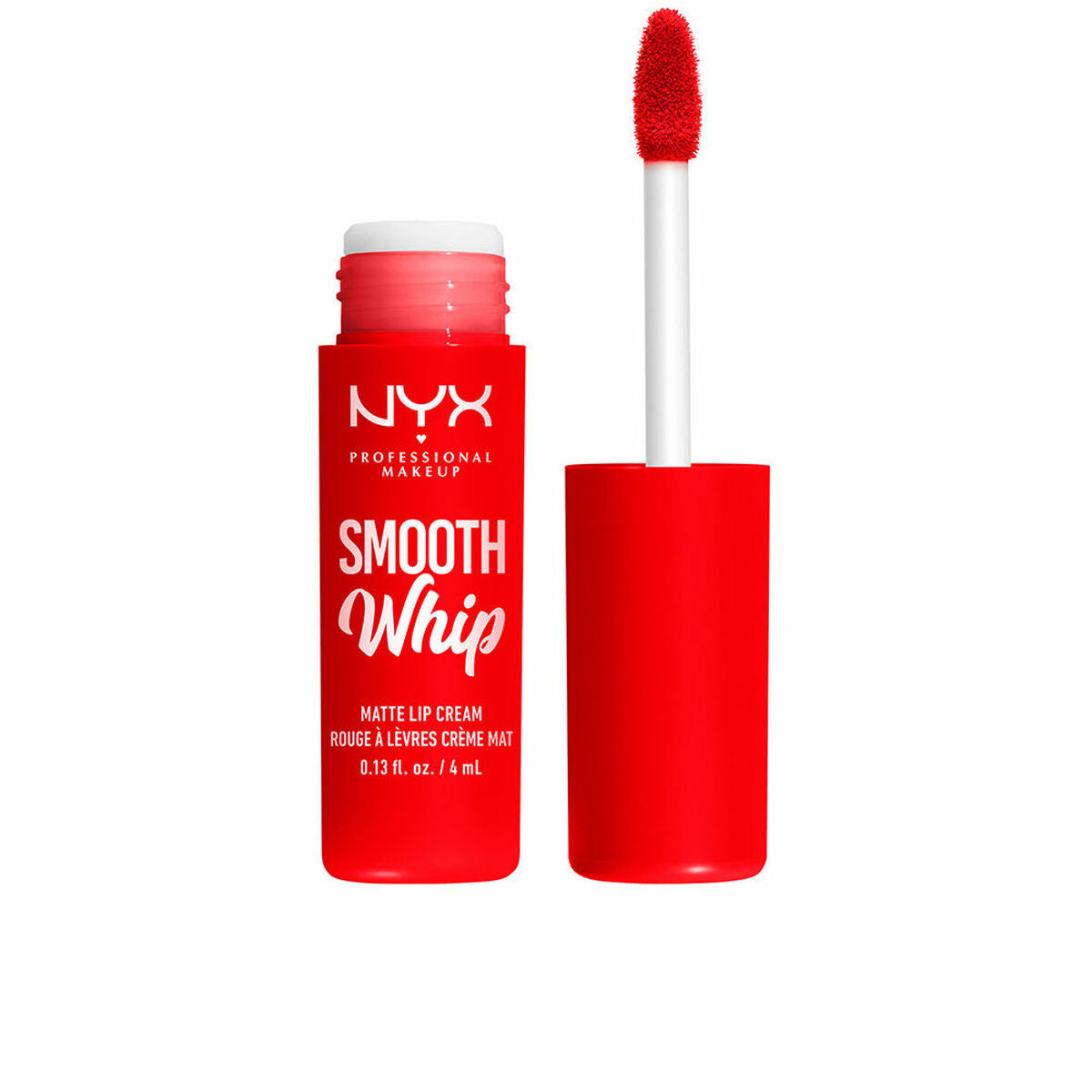 Læbestift NYX Smooth Whip Icing på 4 ml makeup-emballage