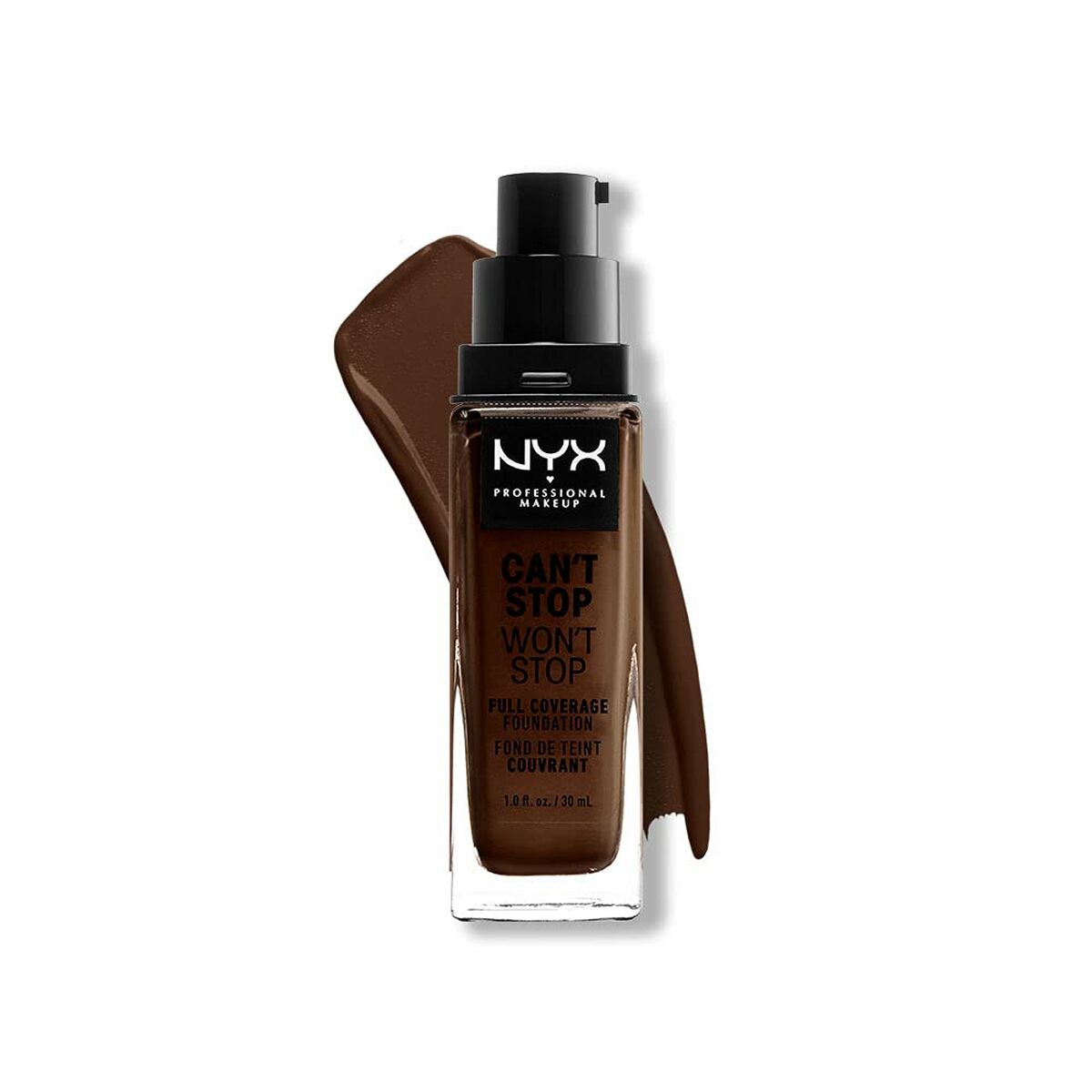 Crème Make-up Base NYX T Stop T Stop Deep Ebony 30 ml produktemballage